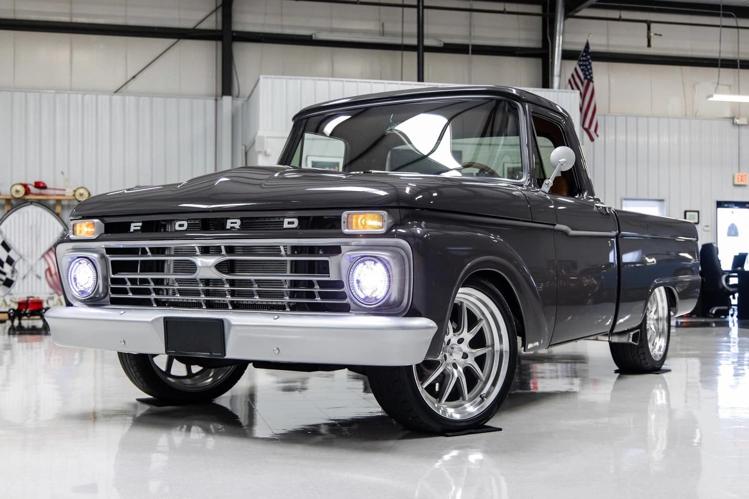 Supercharged-Triton-Powered Ford F-100 Pickup